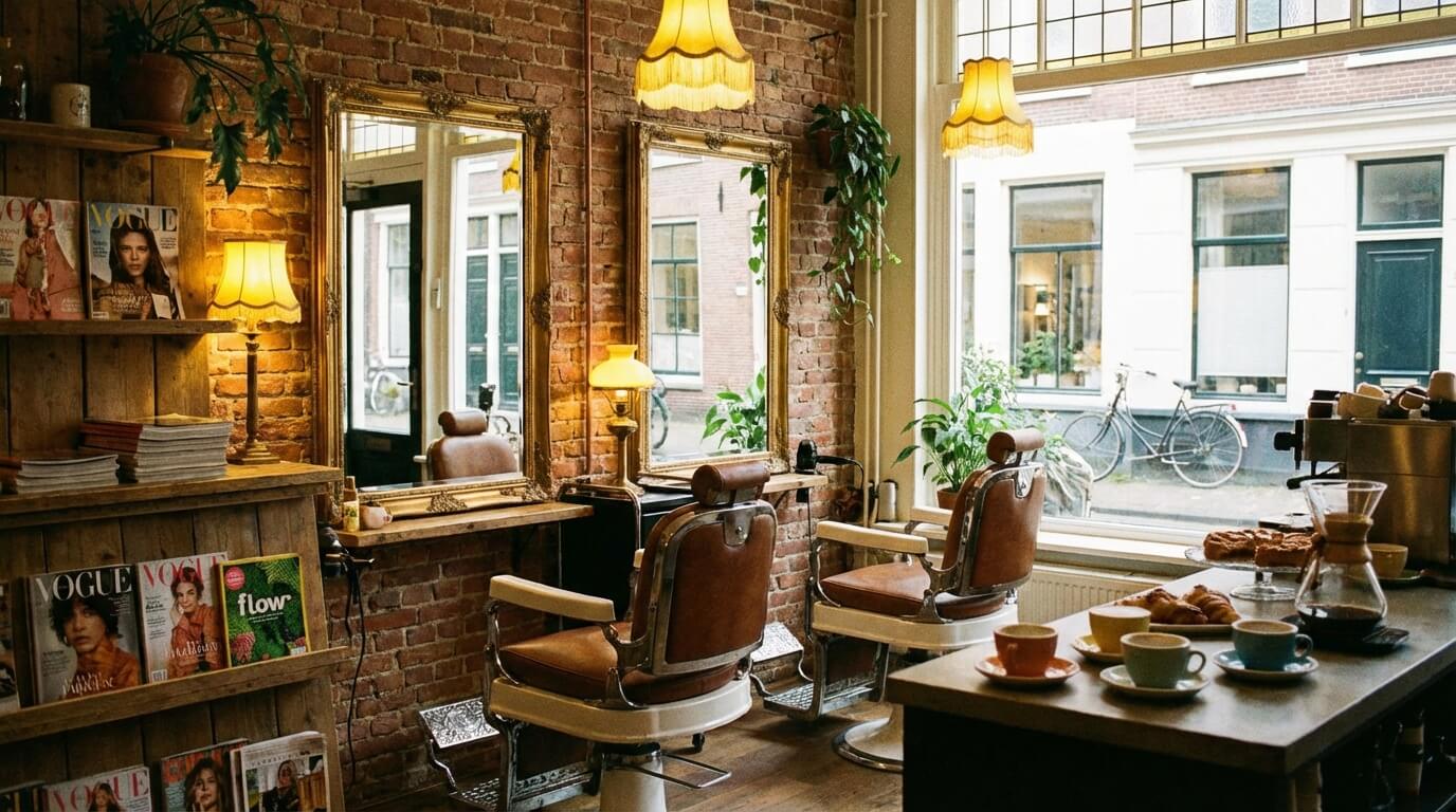 Kapsalon interieur Amsterdam